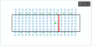 motional emf simulation
